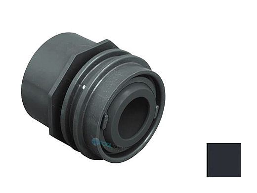 AquaStar Choice Flush Mount Return/Water Barrier with 1.5" Socket | Black | JE3102