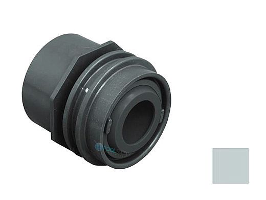 AquaStar Choice Flush Mount Return/Water Barrier with 1.5" Socket | Light Gray | JE3103