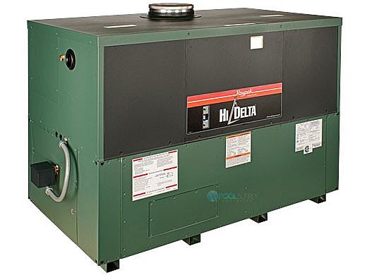 Raypak HI Delta P-992C Commercial Indoor-Outdoor Swimming Pool Heater | Natural Gas 990,000 BTUH  | 016065