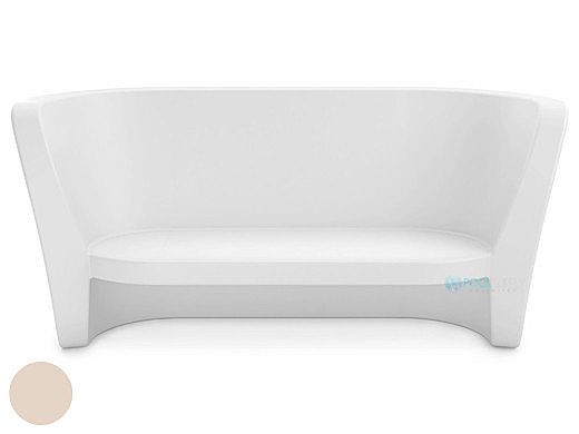 Ledge Lounger Affinity Collection Outdoor Loveseat | Cloud | LL-AF-LS-CL