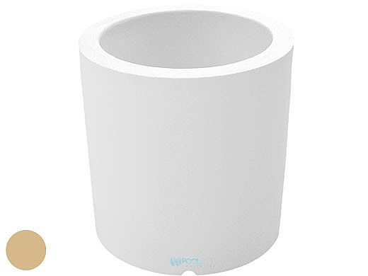 Ledge Lounger Affinity Collection Outdoor Round Planter | Medium 29" W x 30" H | Tan | LL-AF-P-30RD-TN
