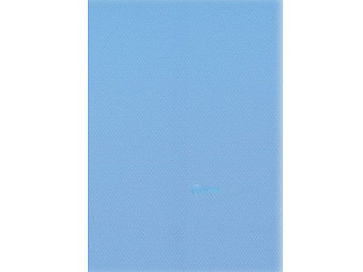 Solid Blue 12' x 20' Oval 15 Mil Thickness Overlap Liner | Flat Bottom | 48" and 52" Wall Height | 3000 Series - Standard Duty (SD) | 5-1220-721