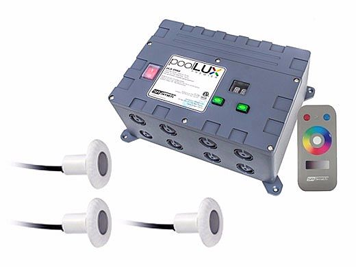 SR Smith PoolLUX Premier Lighting Control System with Remote | Includes 3 Kelo Light Kit | 3KE-PLX-PRM