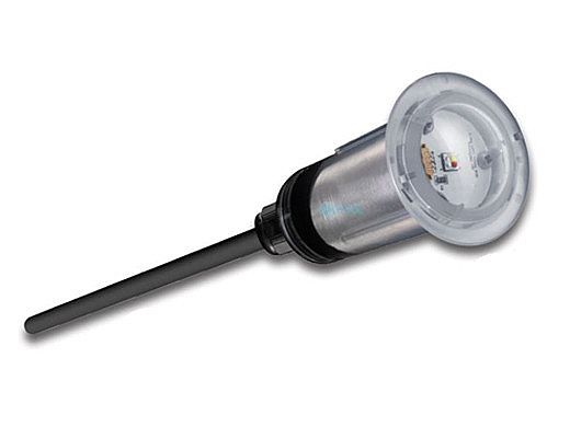 J&J Electronics ColorSplash VU Nicheless RGB Series LED Pool and Spa Light Fixture | 8W 12V 50' Cord | LPL-R1C-12-50