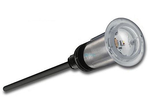 J&J Electronics ColorSplash VU Nicheless RGB-W Series LED Pool and Spa Light Fixture | 8W 12V 50' Cord | LPL-R1CW-12-50 25009