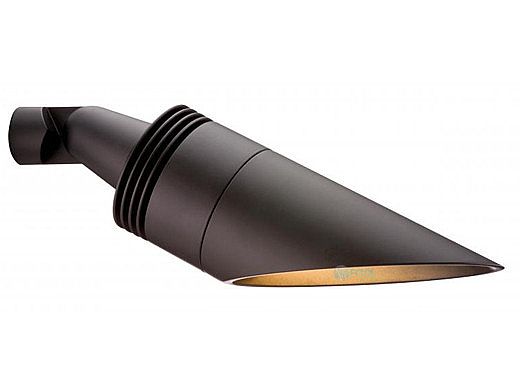 FX Luminaire DE 3 LED Down Light | Flat Black | Zone Dimming with Color | Mini Mount | DEZDCFB
