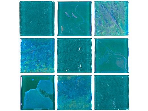 National Pool Tile Equinox 2x2 Glass Tile | Verde | EQX-EVERGREEN2X2