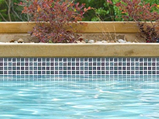 National Pool Tile Equinox 1x1 Glass Tile | Black Steel | EQX-OBSIDIAN