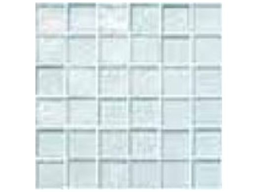 National Pool Tile Sea Ice Series 1x1, Clear Glass Tiles