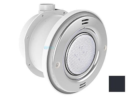 Pentair In-Floor formerly A&A Manufacturing QuikBrite Adjustable Angle White LED Pool and Spa Light | 12V 100' Cord | Black Trim Plate | 579631
