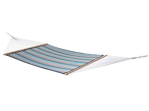 Vivere Double Sunbrella Quilted Hammock | Gateway Mist | SUN208