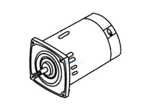 Pentair Square Flage Motor Single Speed | 2HP 3 Phase 208/230/460V | Black | 354810S