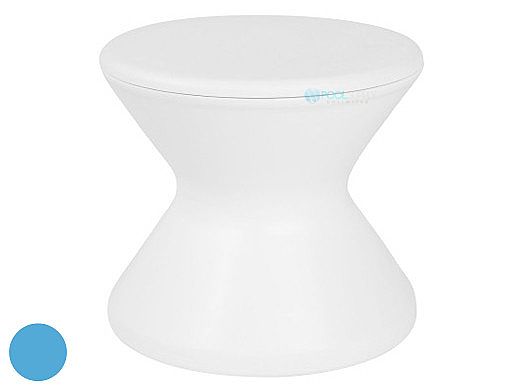Ledge Lounger Signature 22" Side Table + Lid | Light Blue | LL-SG-ST-22LNH-LB