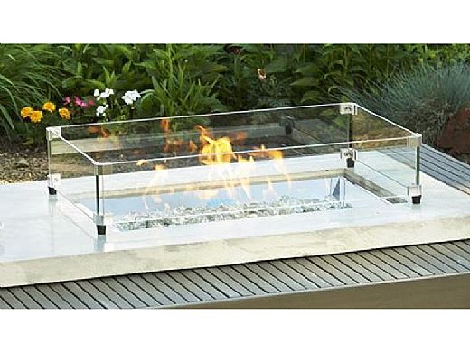 Outdoor GreatRoom Alcott Rectangular Gas Fire Pit Table | ALC-1224