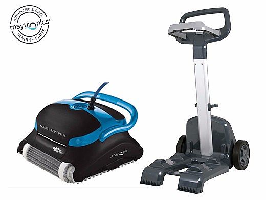 maytronics dolphin nautilus cc inground robotic pool cleaner with cleverclean
