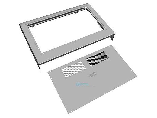 Hayward H-Series H400FD Jacket Top and Flue Cover | Gray | FDXLJKT1400A