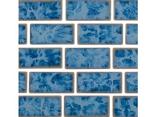 National Pool Tile Tropics 1x2 Series | Aqua | TRO-AQUA BRK