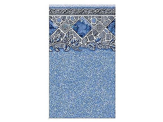 12' x 20' Oval 54" Athena Pattern E-Z Bead 20 Mil Liner | 4000 Series - Heavy Duty (HD) Beaded Liner | 5-2012 ATHENA 2