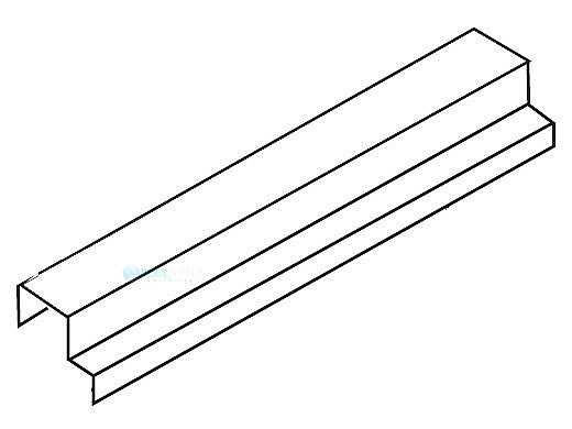 Pentair MegaTherm 850 Front/Rear Tile Cover | 10534204