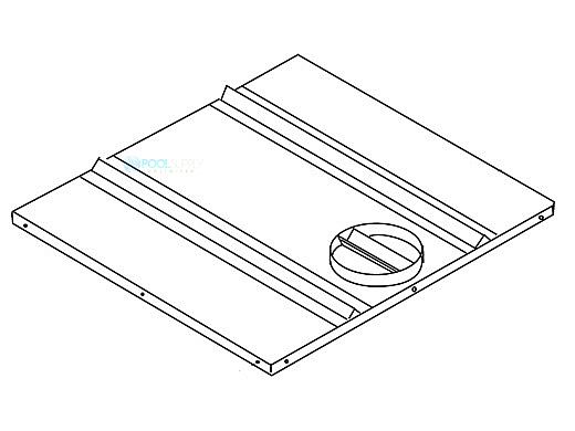 Pentair MegaTherm 850 Top Panel Assembly | 10535704