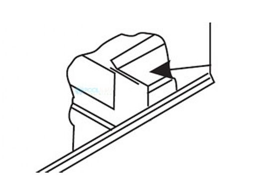 Pentair MegaTherm 1670 Right Drafthood Relief Baffle | 10540908
