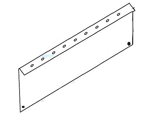 Pentair MegaTherm 1200 Middle Front Panel | 10554406
