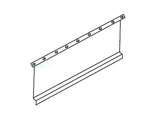 Pentair MegaTherm 1825 Front Support Flue Collector | 10662109