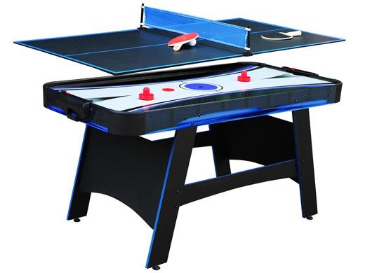 Hathaway Bandit 5-Foot Air Hockey Table with Table Tennis Top | NG5029 BG50290
