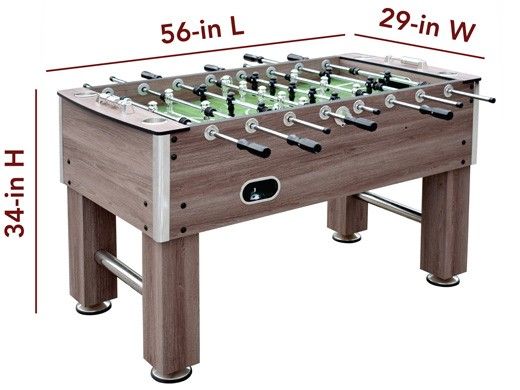 Hathaway Driftwood 56-In Foosball Table | NG1135F BG1135F | Pool