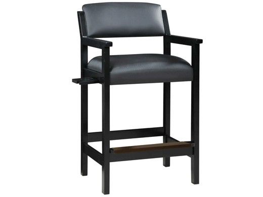 Hathaway Cambridge 30-In High Top Spectator Chair | Black | NG2556-BK BG2556-BK