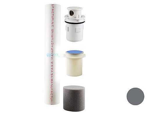 Pentair In-Floor formerly A&A Manufacturing G4V Complete Head with Protecta Foam | Dark Gray | 565415 | 221003