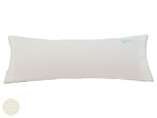 Ledge Lounger Essentials | Rectangular Bolster Throw Pillow | 7" x 18" | Standard Fabric Oyster | LL-TP-R718-STD-4642