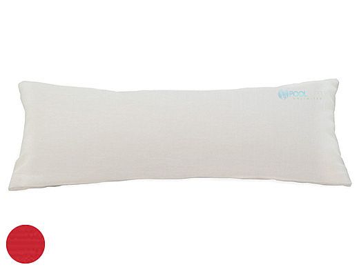 Ledge Lounger Essentials | Rectangular Bolster Throw Pillow | 7" x 18" | Premium 1 Fabric Jockey Red | LL-TP-R718-P1-4603