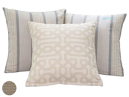 Ledge Lounger Essentials | 12" Square Throw Pillow | Standard Fabric Taupe | LL-TP-S1212-STD-4648