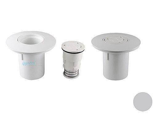 Pentair In-Floor formerly A&A Manufacturing Style 2 Vinyl G2 Complete Head | Light Gray | 569598 | 228062