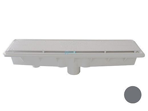 Pentair In-Floor formerly A&A Manufacturing AVSC Single Suction Standard Top Channel Drain | Dark Gray | 571858 | 285003