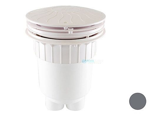 Pentair In-Floor formerly A&A Manufacturing 10" Round Debris Removal Drain with Sump Aquastar | Dark Gray | 570661 297803