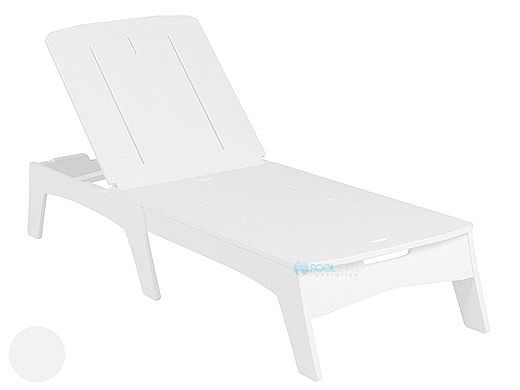 Ledge Lounger Mainstay Collection Chaise | White | LL-MS-C-WH