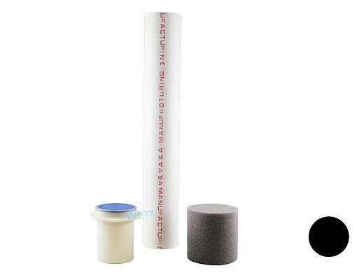 Pentair In-Floor formerly A&A Manufacturing G4 Floor Fitting Assembly with Riser | Black | 574821
