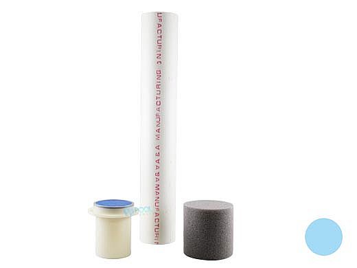 Pentair In-Floor formerly A&A Manufacturing G4 Floor Fitting Assembly with Riser | Euro Blue | 574881