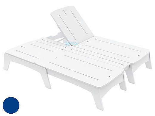 Ledge Lounger Mainstay Collection Double Chaise | Navy | LL-MS-DBC-NY