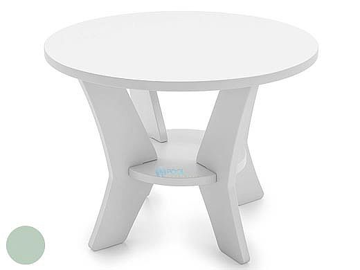 Ledge Lounger Mainstay Collection Round Outdoor Side Table | Sage Green | LL-MS-ST-RD-SG