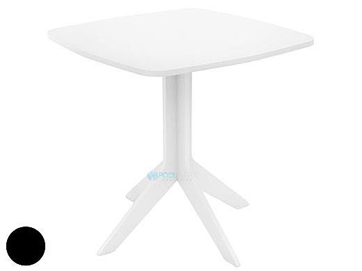 Ledge Lounger Mainstay Collection 26" Square Outdoor Bistro Table | Black | LL-MS-BT-26SQ-BK
