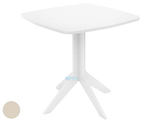 Ledge Lounger Mainstay Collection 26" Square Outdoor Bistro Table | Cloud | LL-MS-BT-26SQ-CD