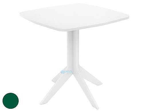 Ledge Lounger Mainstay Collection 30" Square Outdoor Bistro Table | Green | LL-MS-BT-30SQ-GN