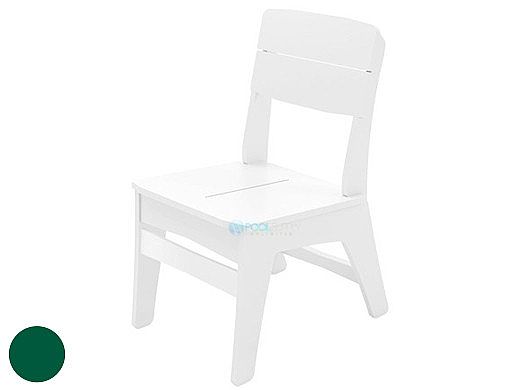 Ledge Lounger Mainstay Collection Outdoor Dining Side Chair | Green | LL-MS-DC-GN