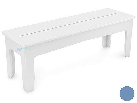 Ledge Lounger Mainstay Collection Outdoor 25" Dining Bench | Sky Blue | LL-MS-DB25-SB