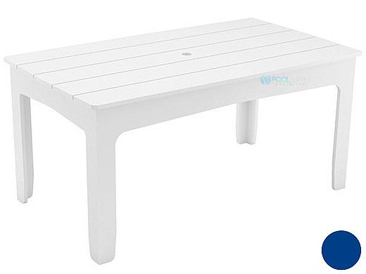 Ledge Lounger Mainstay Collection Rectangular Outdoor Dining Table | 75" x 36" | Navy | LL-MS-DT-75RT-NY