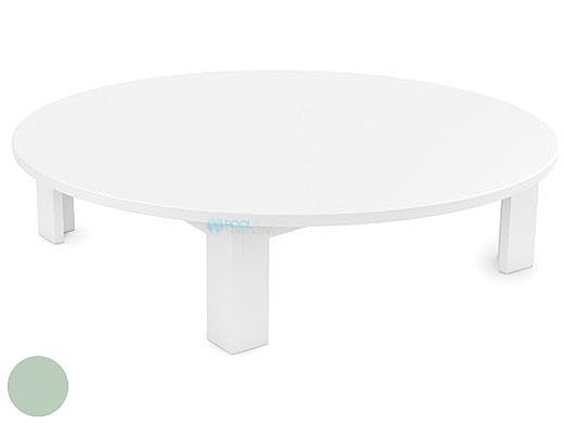 Ledge Lounger Mainstay Collection Outdoor Round Coffee Table | Sage Green | LL-MS-CT-RD-SG
