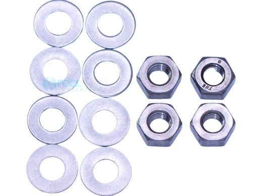 Rocky's Reel Systems 3/8" Nut & Washer | 4 Sets | 525